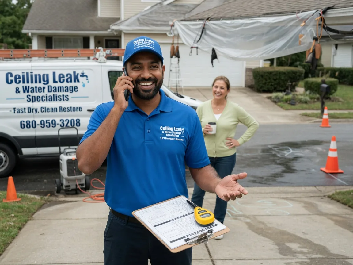 Ceiling Leak Cleanup Amherst, NE FAQs
